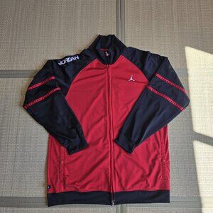 VINTAGE 2000s Y2K JORDAN FULL ZIP JACKET MENS XL BLACK AND RED